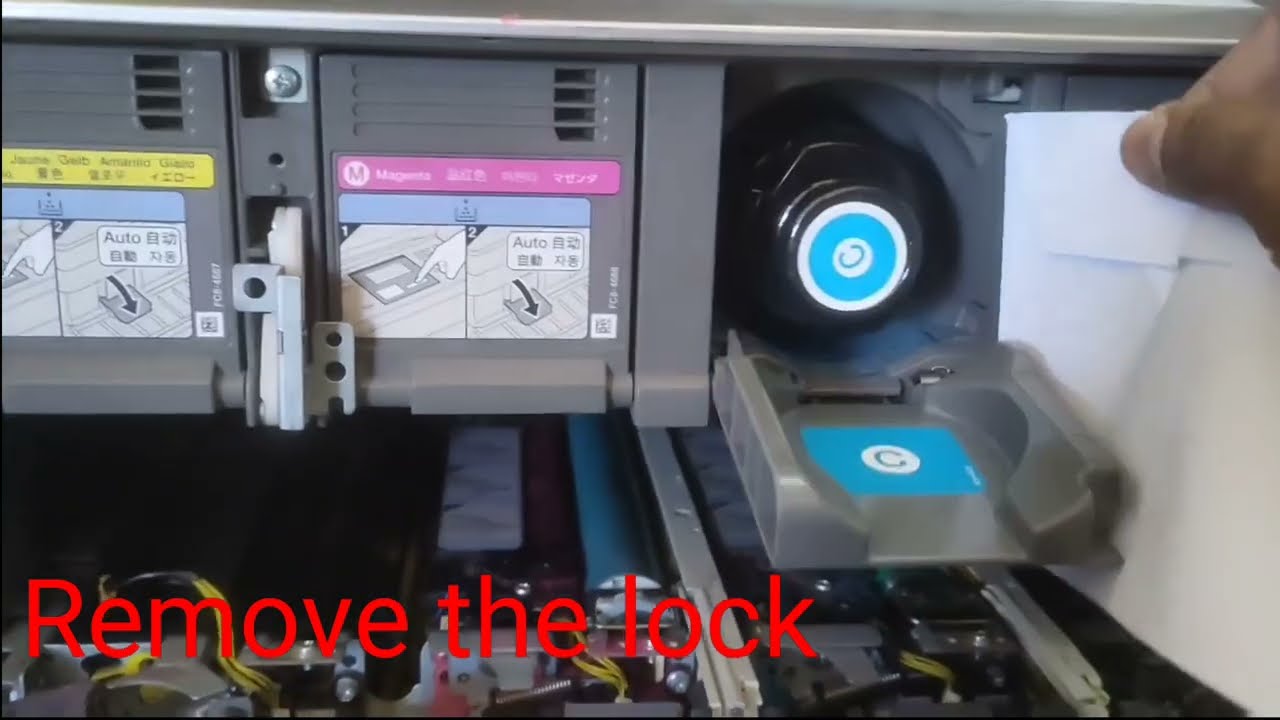 How to Remove Toner Manually from Canon IR Advance colour C5030|C5035|C5235|C5240|C5250|C5530 Series