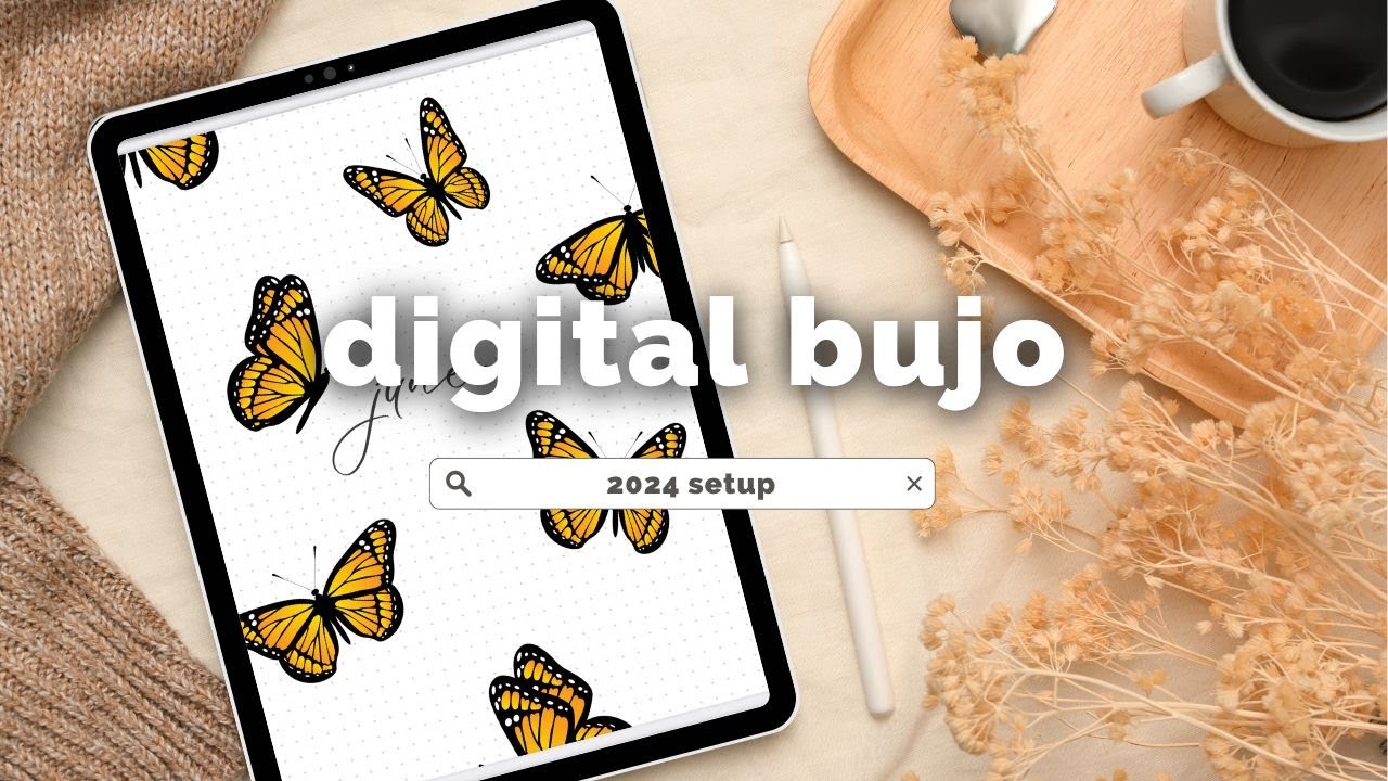 2024 DIGITAL BULLET JOURNAL SETUP | Customizable Digital Bullet Journal | 2024 Digital Planner