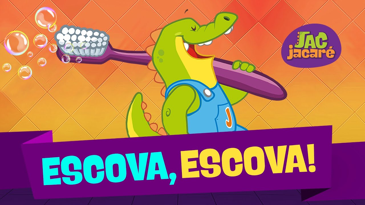 Jac Jacaré | Escova, escova [Clipe Infantil]