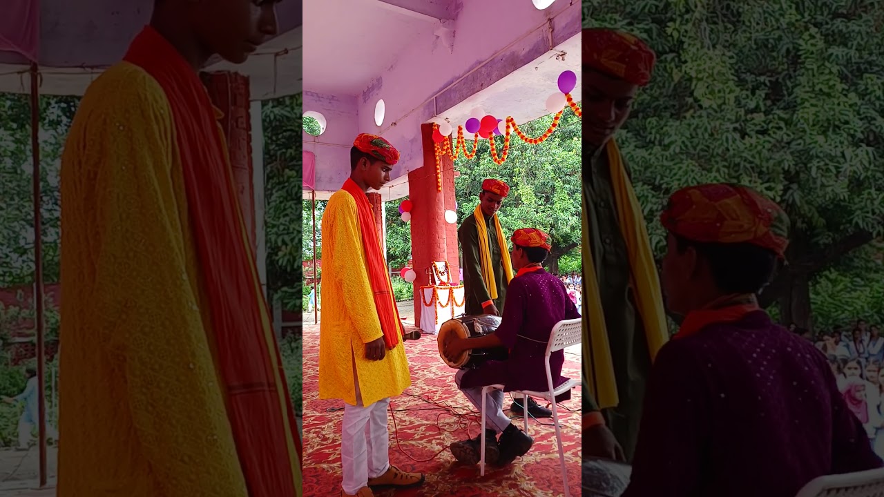 Dhol Performance in Kala Utsav 2025 at HKPIC SITAPUR #dholperformance #hkpicsitapur #dhol #shorts