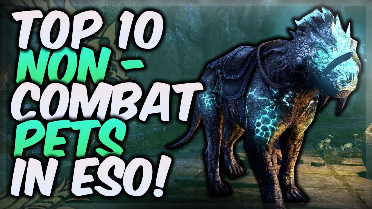 Top 10 Pets In The Elder Scrolls Online! | The Rarest Pets In Game!