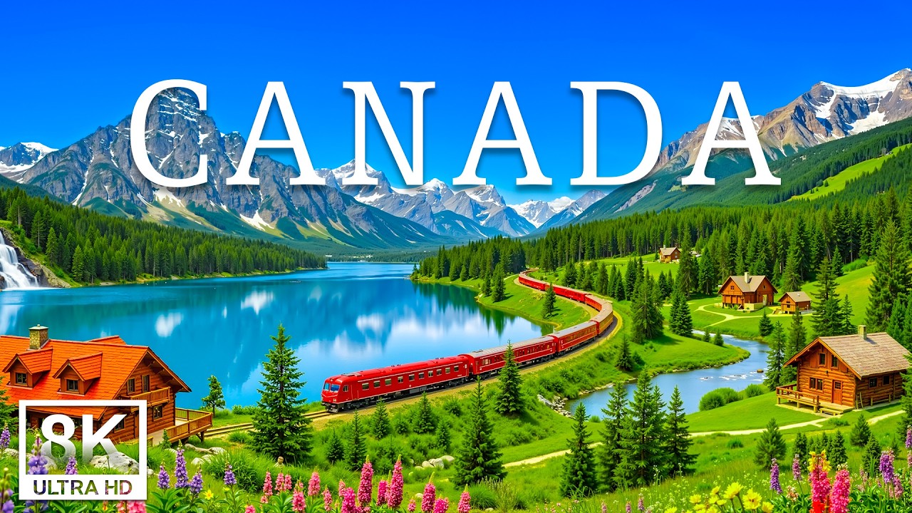 Canada 8K | Majestic Peaks, Crystal Lakes & Endless Wilderness – Nature’s Paradise