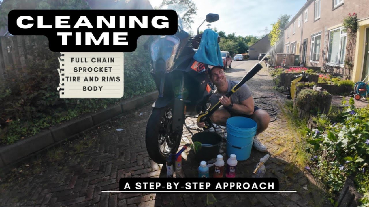 How To Clean a Motorcycle Step by Step Guide