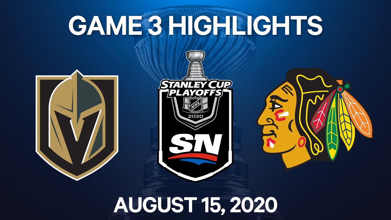 NHL Highlights | 1st Round, Game 3: Golden Knights vs. Blackhawks – Aug. 15, 2020