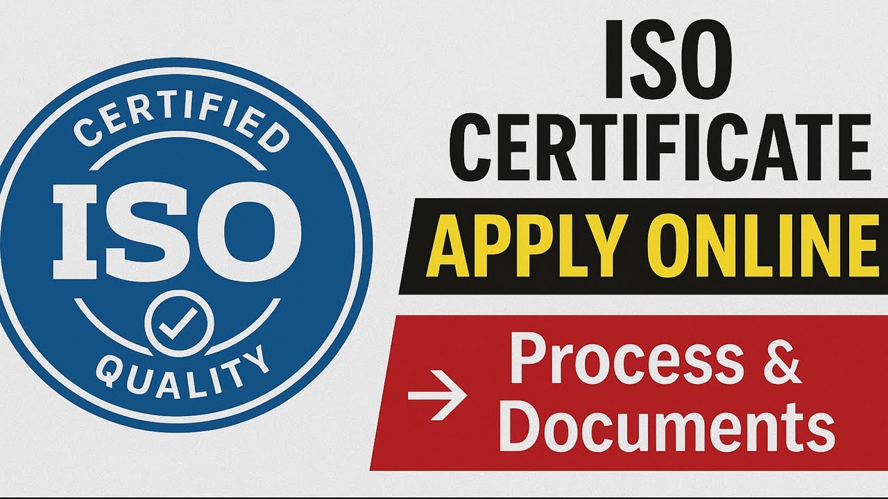 ✅ ISO Certificate Apply Online 2025   Full Step by Step Process   ISO Registration Benefits & Docume