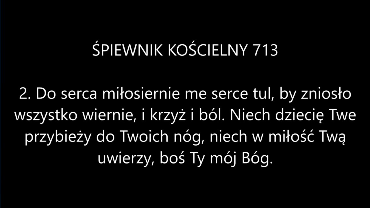 Parafia EA Drogomyśl - Śpiewnik kościelny 713 - Za rękę weź mnie Panie