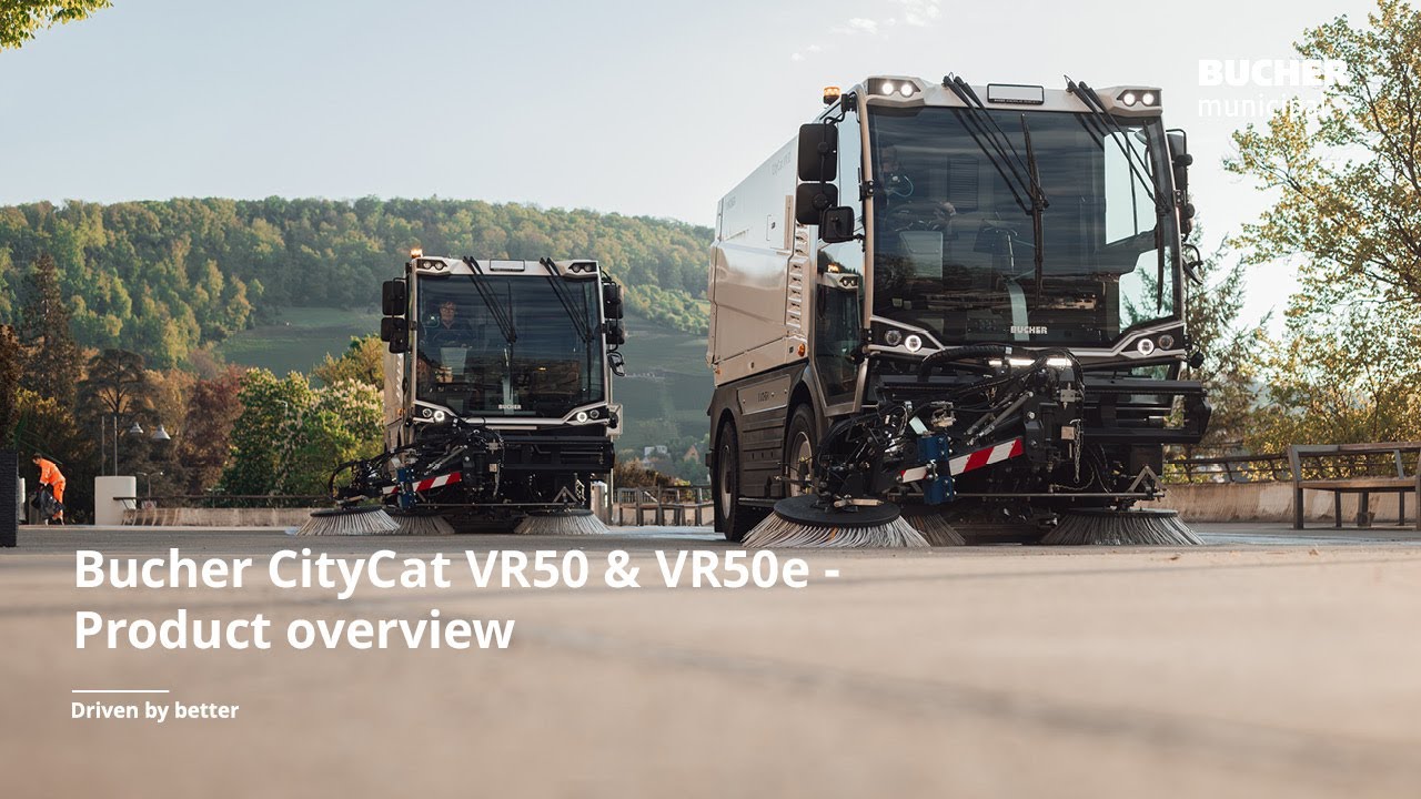 Bucher CityCat VR50 & VR50e - Product overview