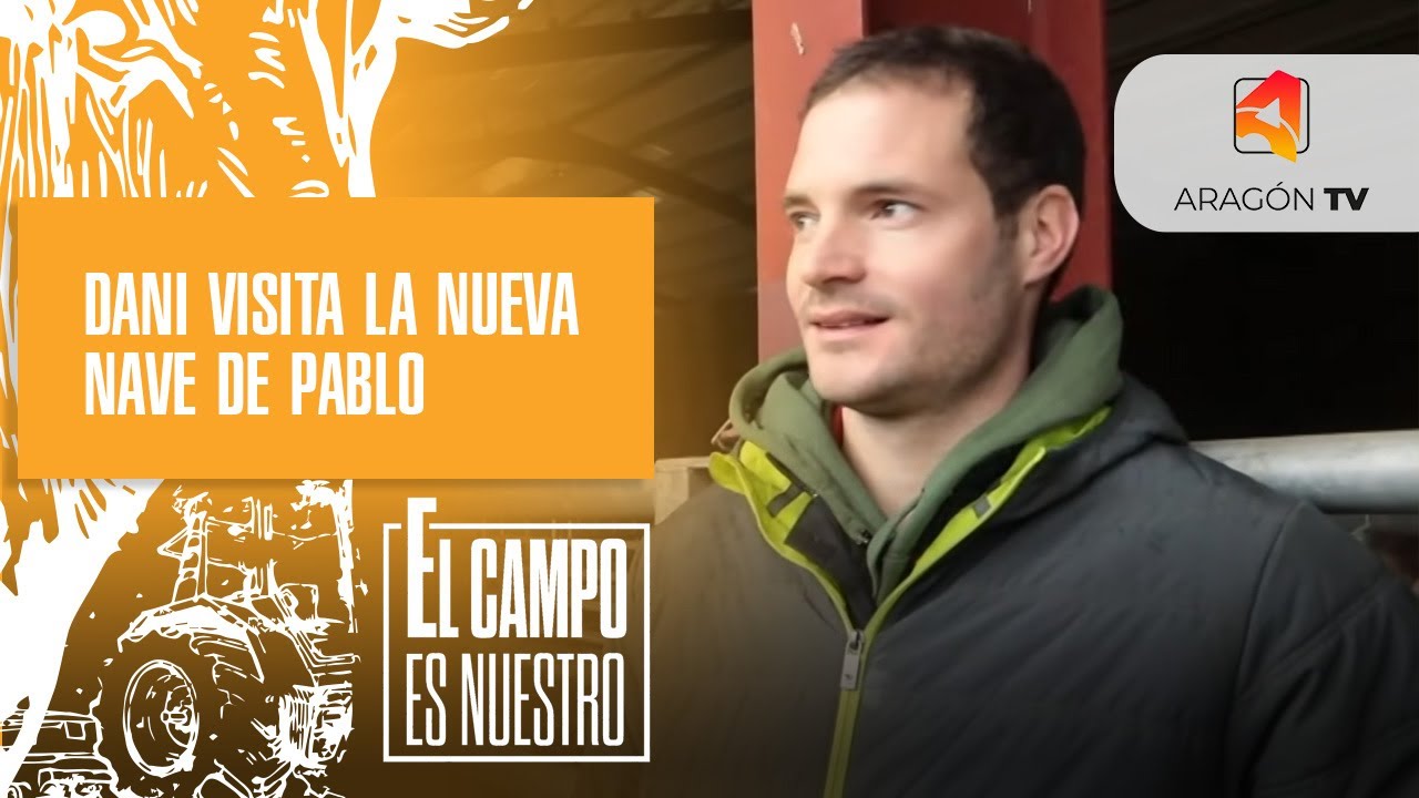 Dani visita la nueva nave de Pablo Compairé en Villanúa