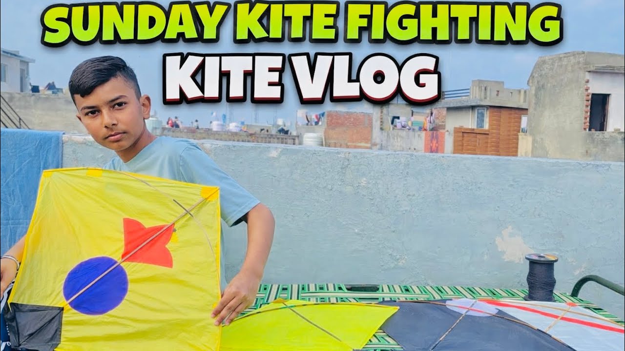Sunday Kite Fighting 😨 🪁 || Kite vlog || || Kite flying 2026 | #kiteflying #kite #patangkivideo