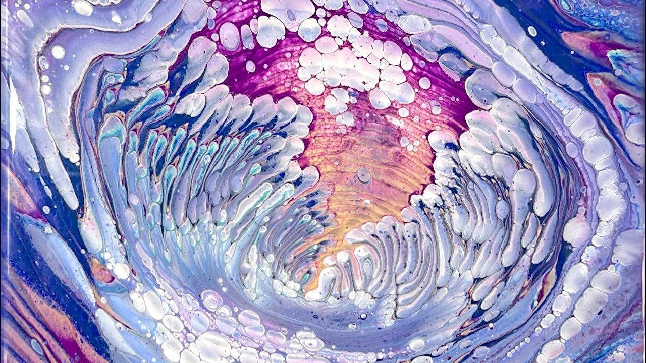 ВАУ! TLP Pigment Cloud Pour &mdash; совместная работа с @WillieBStudios &mdash; Fluid Art