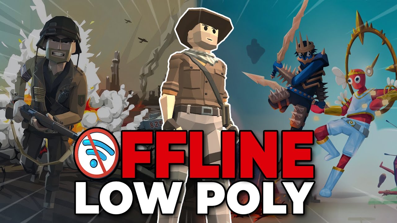 TOP 10 Game Android LOW-POLY OFFLINE Terbaik 2026!!