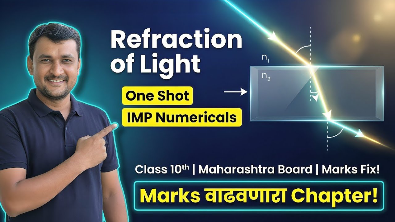 Refraction of Light Class 10th SSC | Full Chapter in One Shot | Science 1 🚩