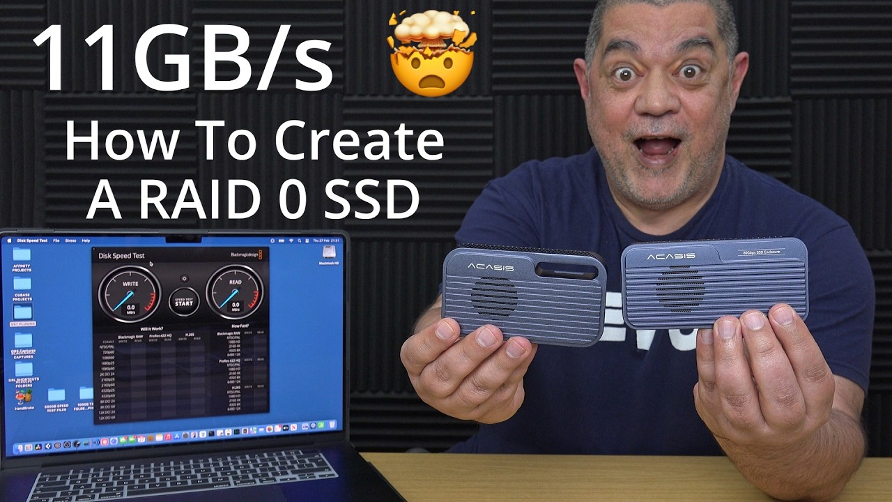FASTEST External SSD For Mac & How To Create A RAID 0 SSD Drive On Your Mac