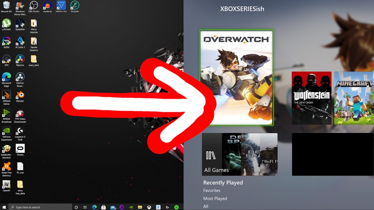 How to Turn your PC Into an Xbox Series x - Xbox Series X Dashboard Playnite Theme