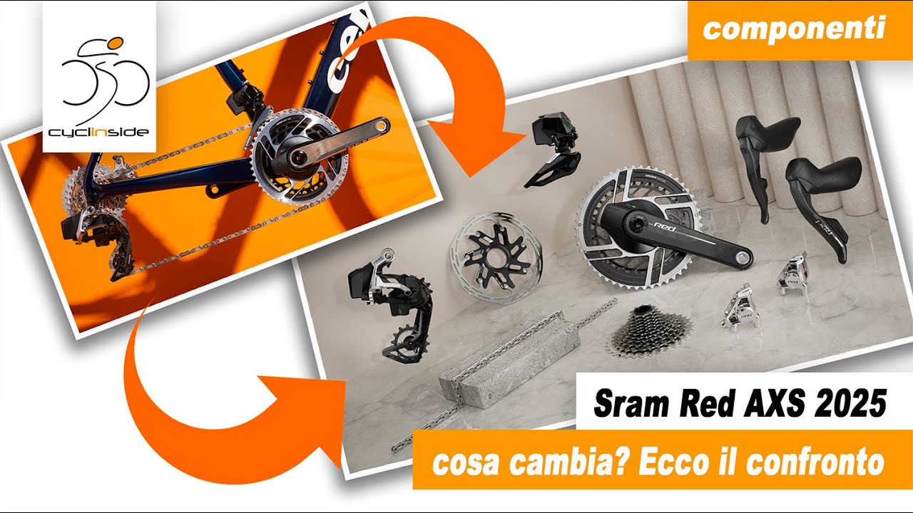 Sram Red AXS 2025: cosa cambia? Il confronto con il vecchio gruppo