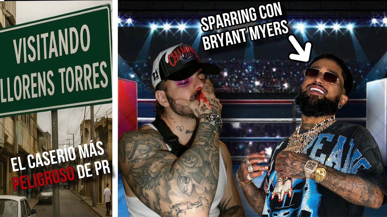 ENTRAMOS al caserío MÁS PELIGROSO de Puerto Rico (LLORENS TORRES) + BRYANT MYERS en Pelea de BOXEO