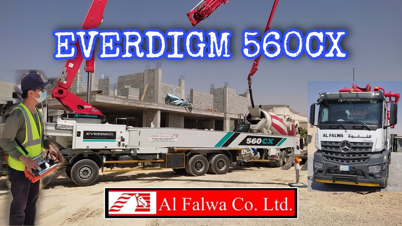 New Everdigm Concrete Pump || Putzmeister Concrete Pump || Al Falwa Ready Mix || Jhay Pumping Tv