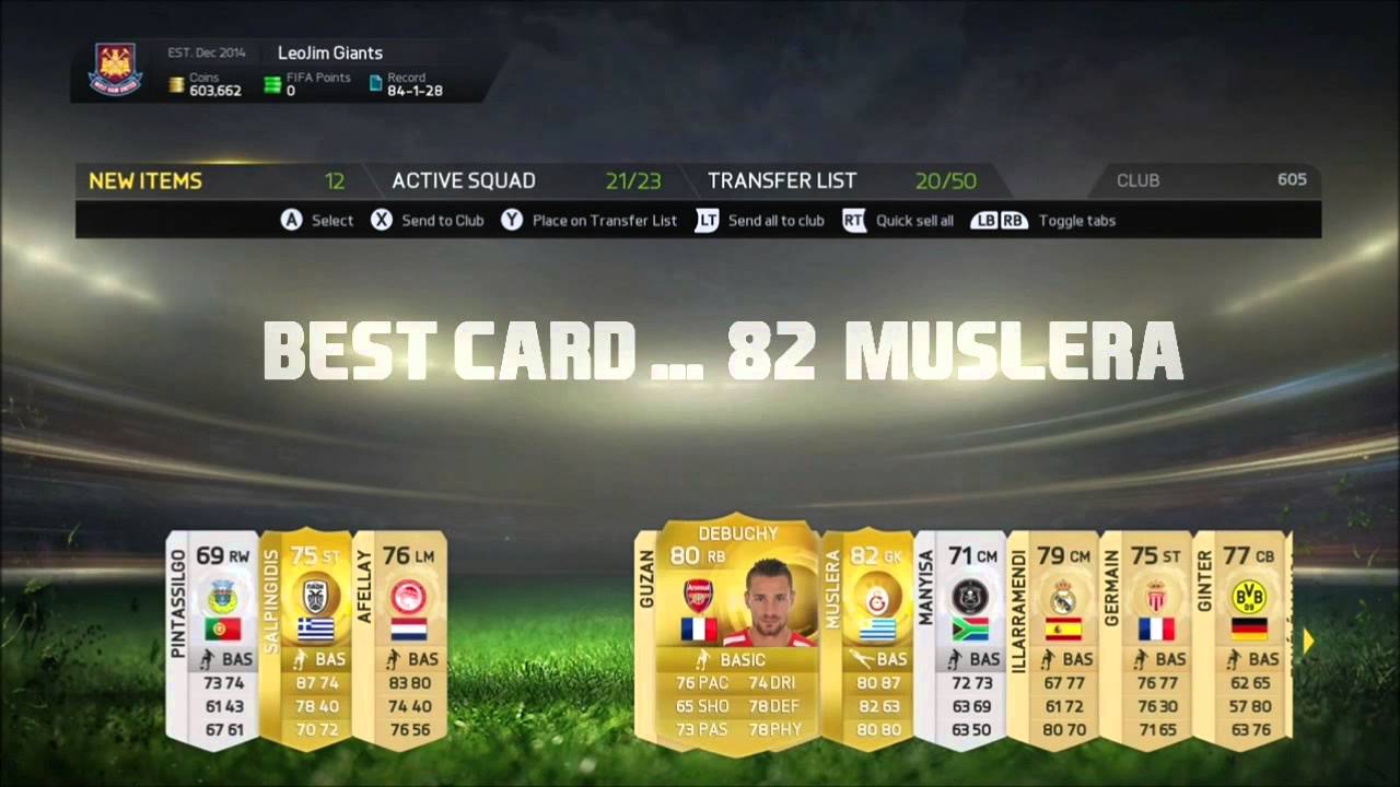 FIFA 15 TOTY Midfielders Pack Opening