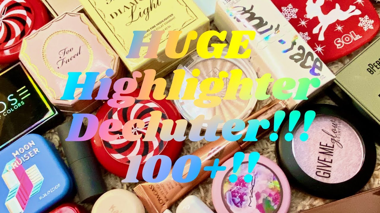 HUGE HIGHLIGHTER DECLUTTER : 100+!!!