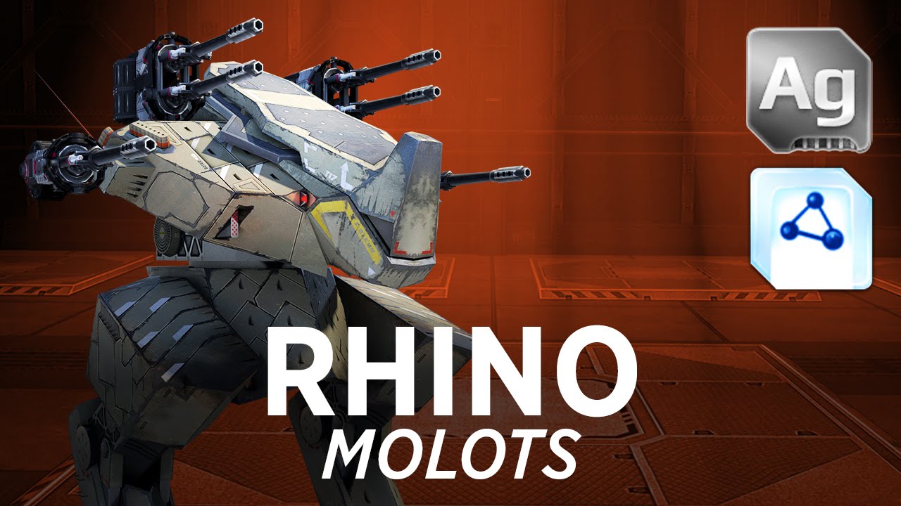 Rhino Molots - War Robots - Gameplay (Dead City)