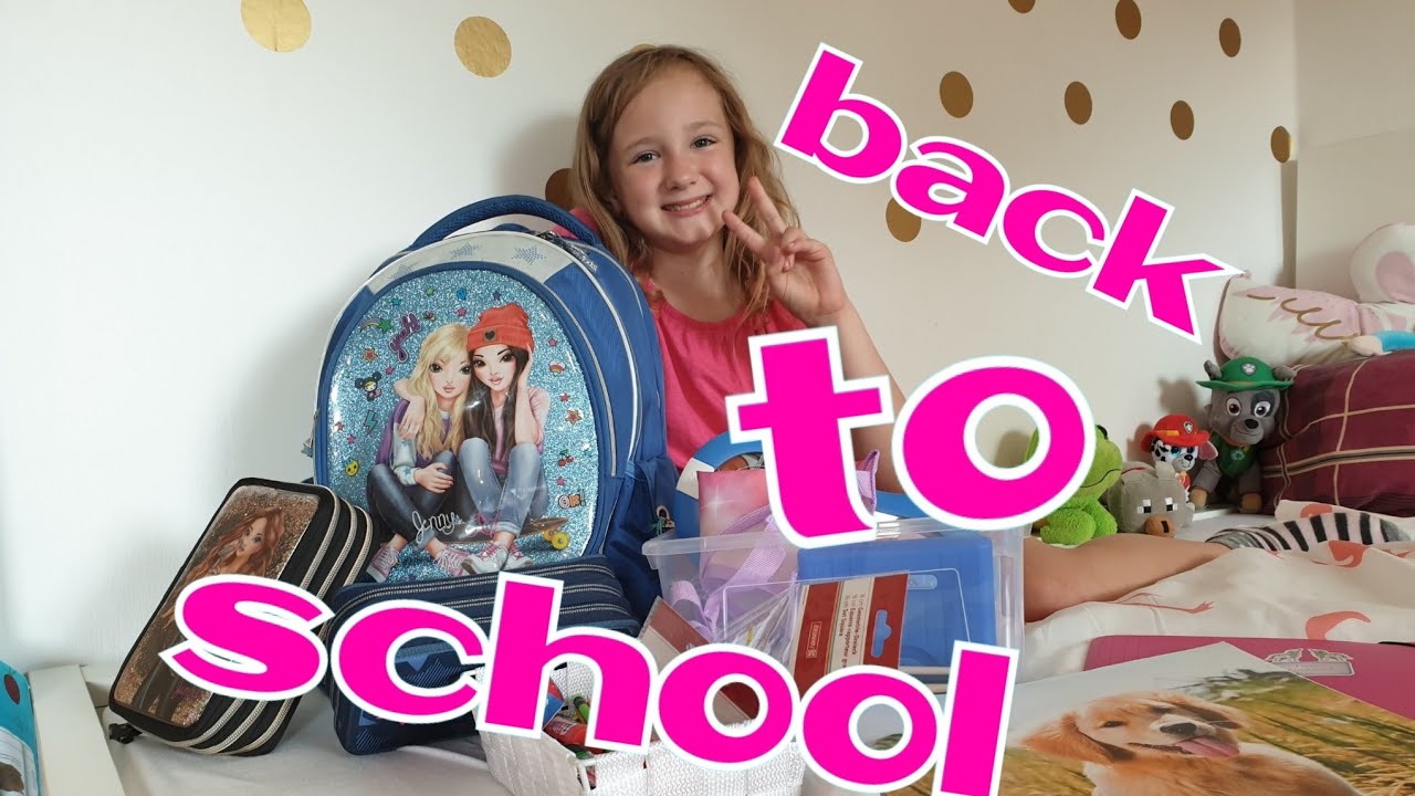 Back to school, What's in my schoolbag.. Wir packen für die Schule