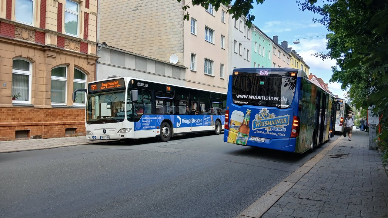 HOFBUS compilation am schlappentag (busbahnhof an der bergstraße)12