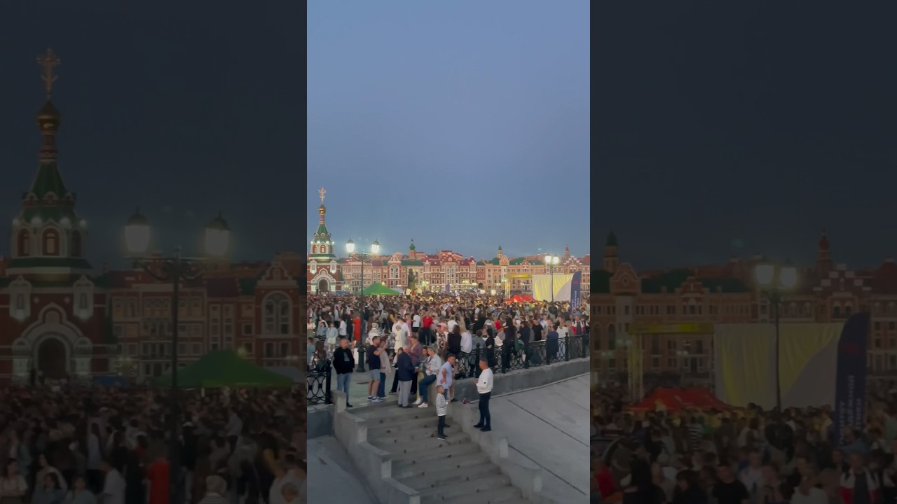 First time saw so many people together in Yoshkar ola #youthday #йошкарола #moscowlife #марийэл