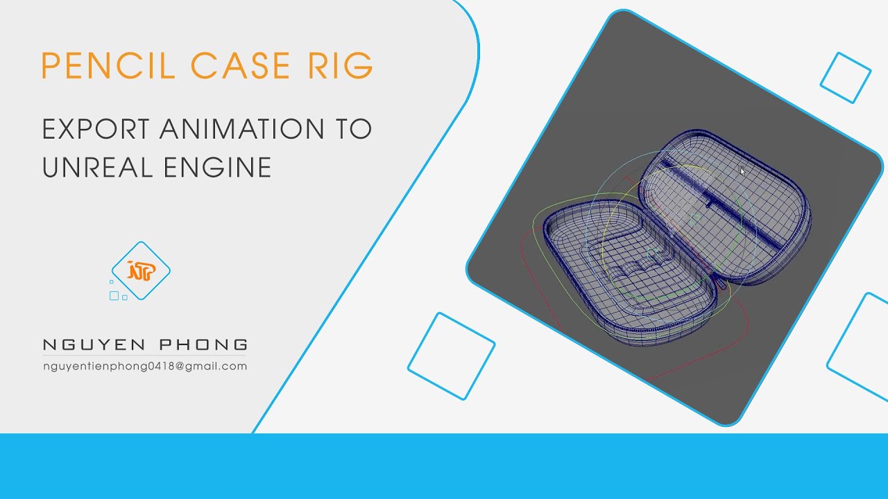 NTP_Rig || Export animation to Unreal Engine || Pencil Case_Rig