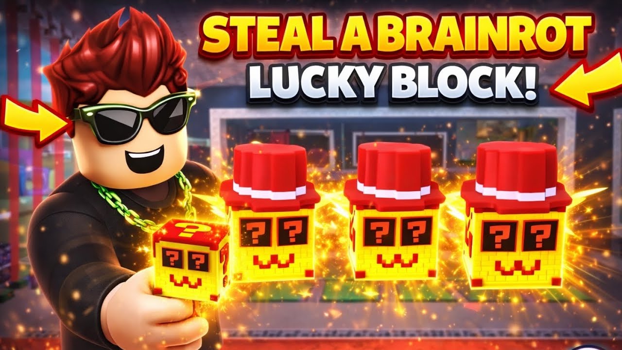 Opening ADMIN LUCKY BLOCK In Steal a Brainrot (Watch Till End) #stealabrainrot #roblox #viral #mha