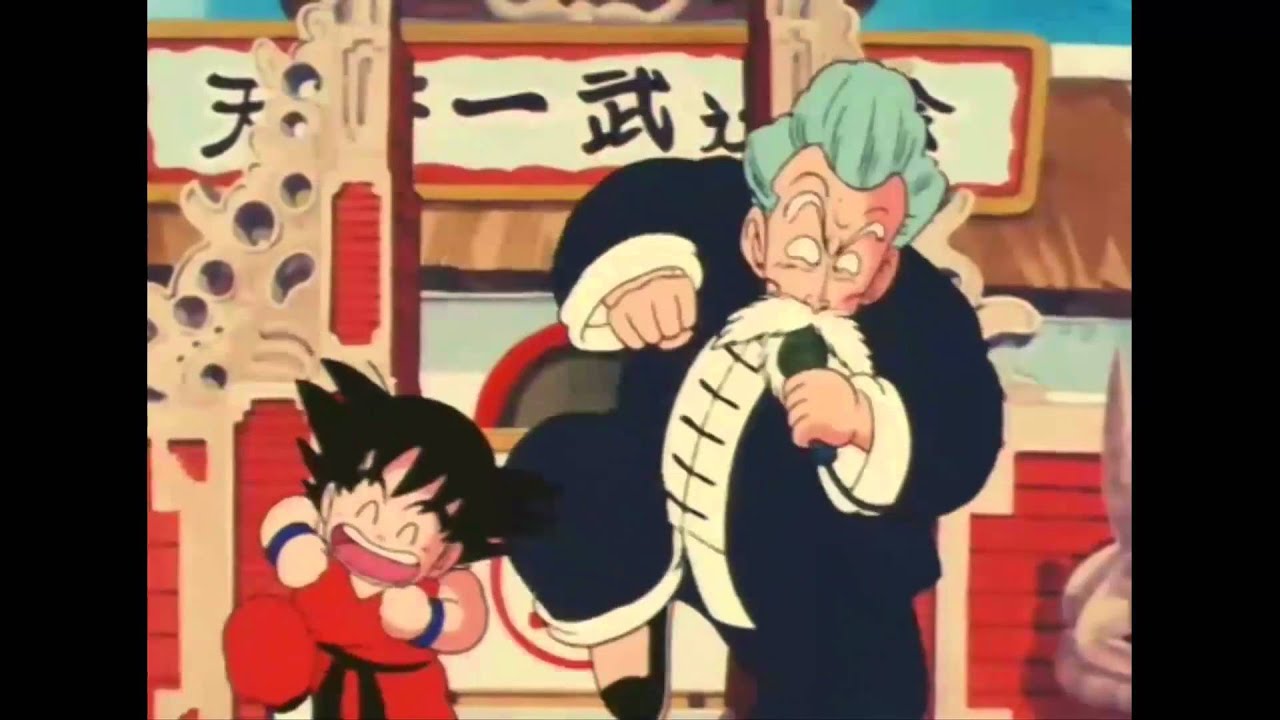 Master Roshi and Goku Dance!