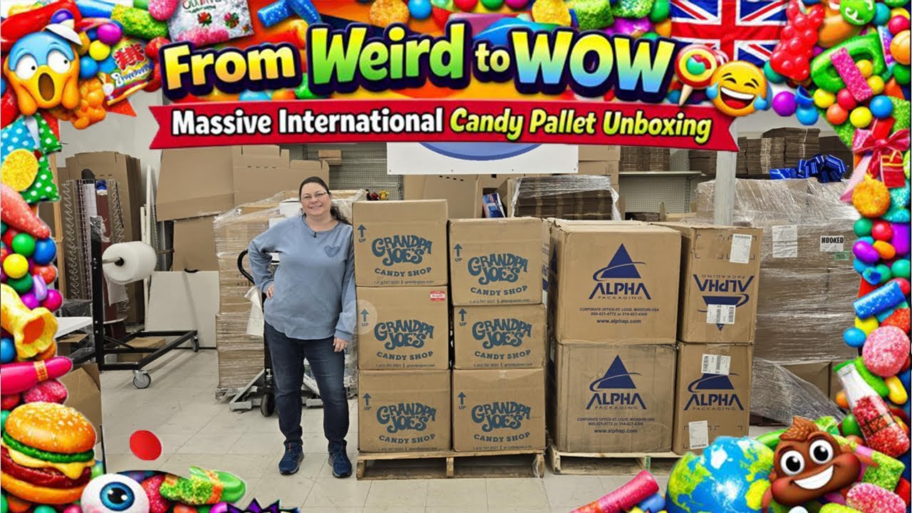 From Weird to WOW 🍭😂 | Massive International Candy Pallet Unboxing