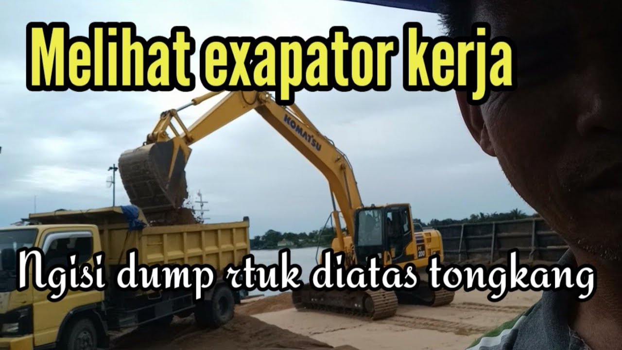 Melihat exapator kerja