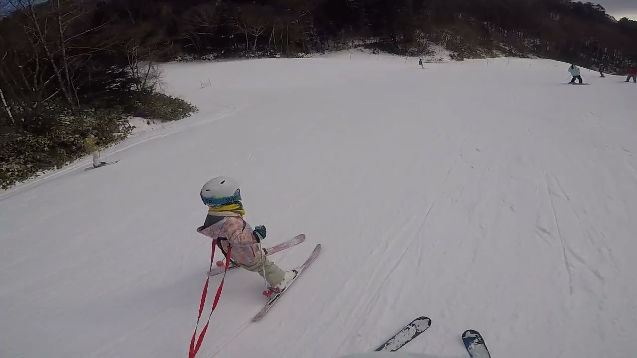 GOPR0147 1 Feb. 2026 Kiso-Fukushima, Last Run, Secret B-Snack-Family course