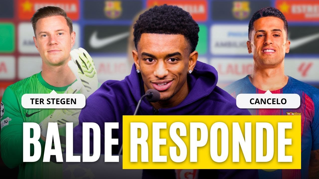 ❄️ BALDE HABLA DE TODO: Cancelo en su posición, la marcha de Ter Stegen, jugar bajo cero en Praga...