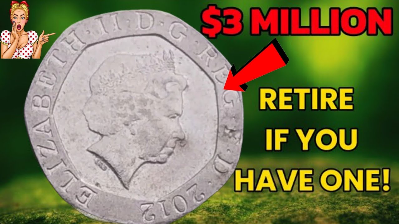 2012 UK Twenty Pence Coin | Queen Elizabeth II Royal Shield 20p Value & Details 