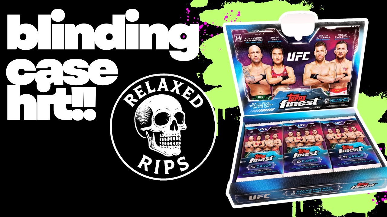 Blinded by this awesome case hit!!🔥 25' Topps Finest UFC unboxing...