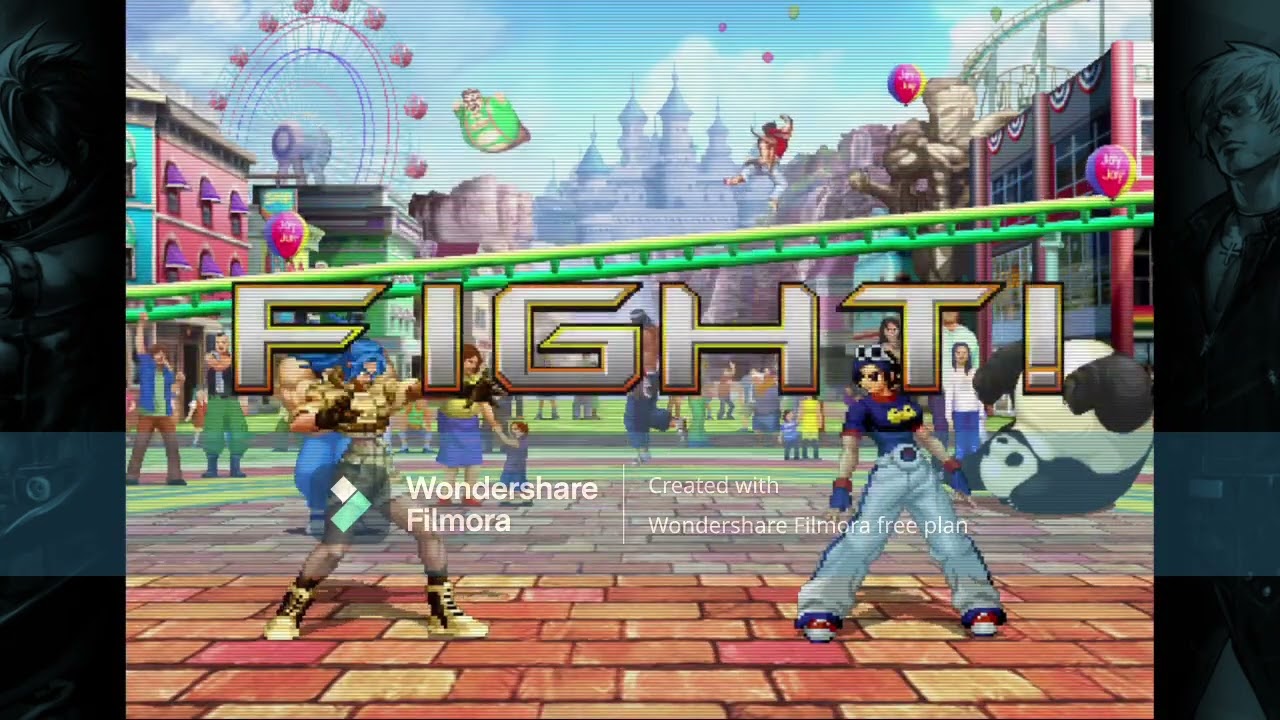 kof   la primera vez que juego com leona  Mi video