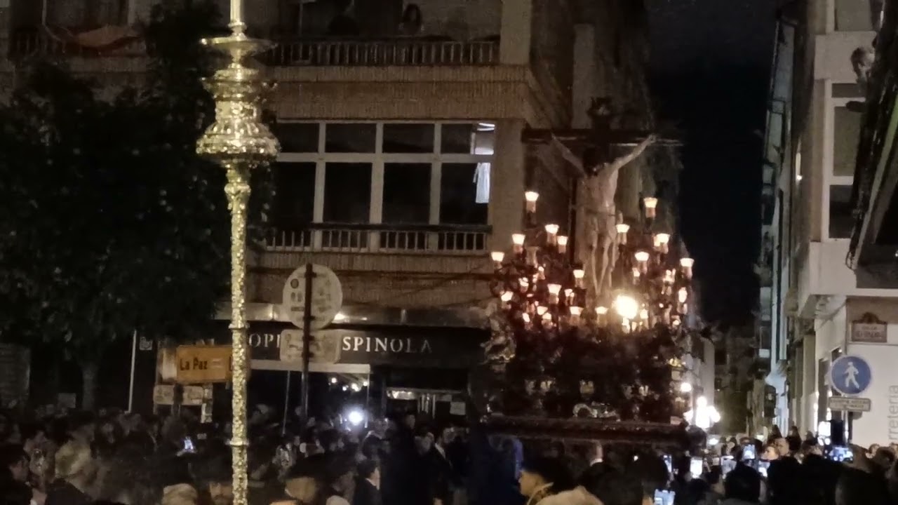 Santísimo Cristo de la Redención en Calle Jáudenes (Semana Santa de Granada 2024)