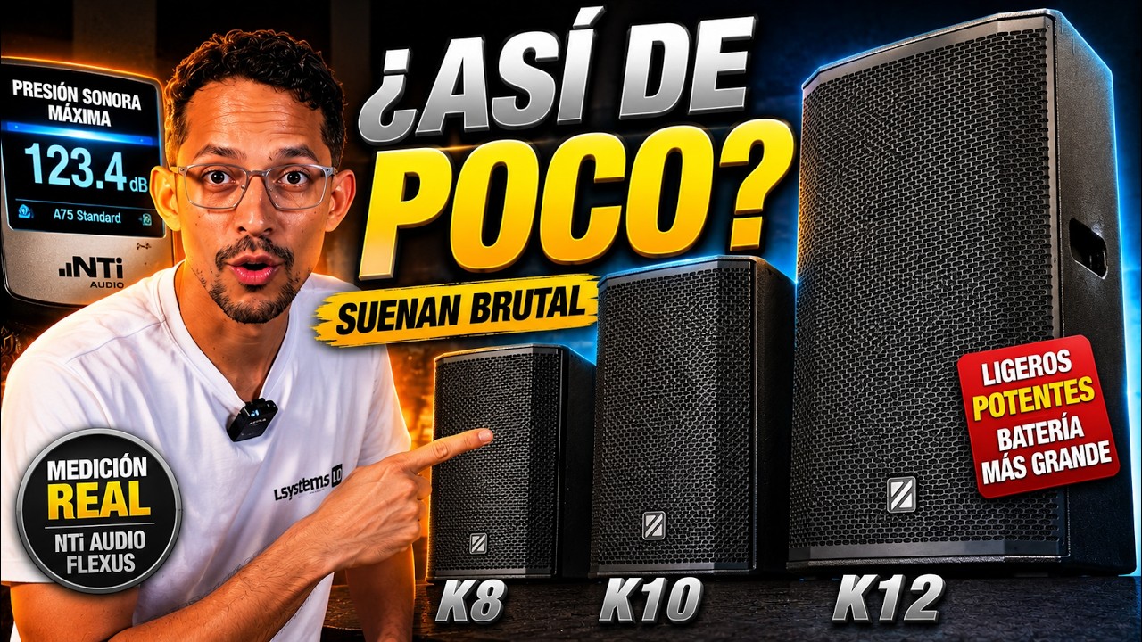 Estos ALTAVOCES son una LOCURA: pesan poco, suenan brutal y cuestan MENOS