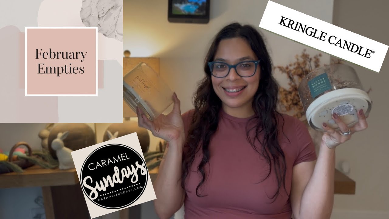 February Candle Empties 🕯️ | Caramel Sundays, Kringle & Gift Gala 