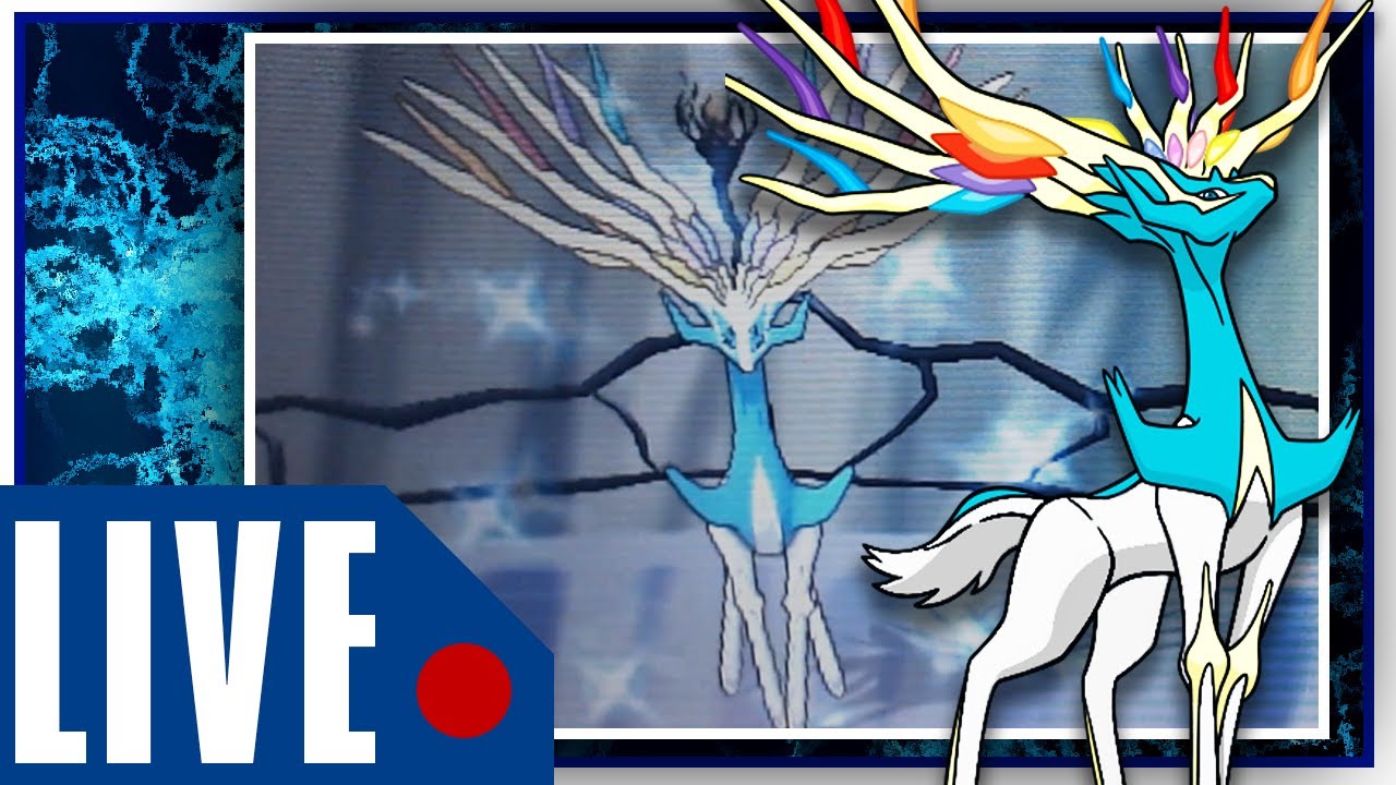Live Shiny Xerneas after about 5,600~ Run Aways on Pokemon X