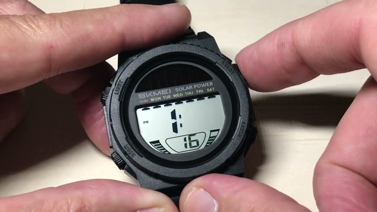 SKMEI (Model 2358) - How to Set Time