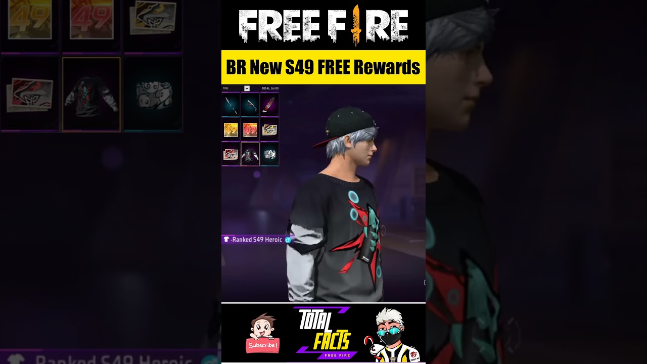 BR Rank New Season S49 All Upcoming FREE Rewards 🤩 Free Fire