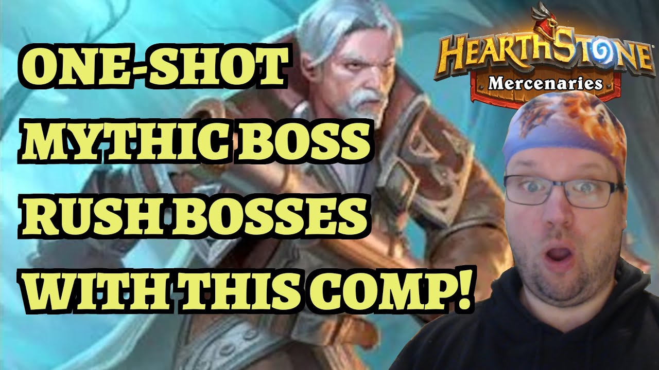 ONE-SHOT Mythic Boss Rush Bosses! Artillery Strike Team Comp Guide - Hearthstone Mercenaries