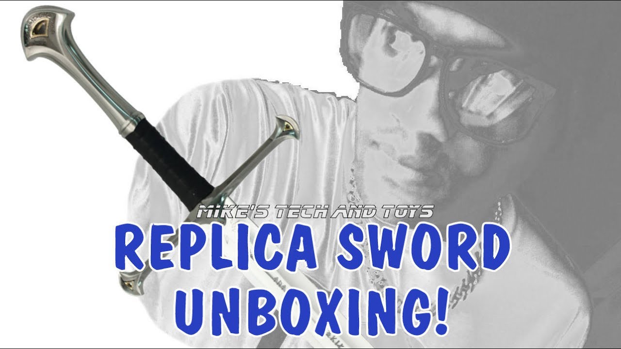 Anduril Sword Of Aragorn Lord Of The Rings Narsil Replica Unboxing Review
