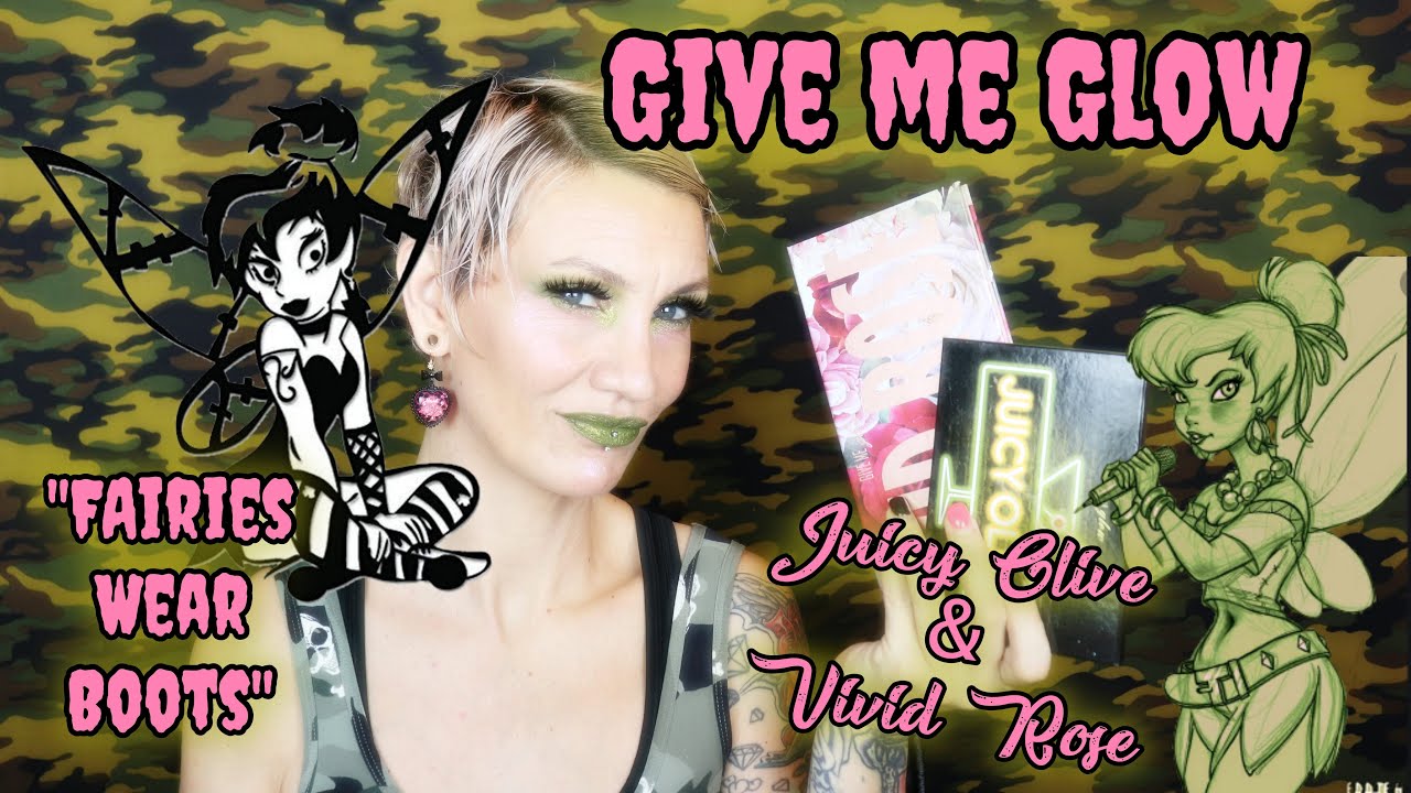 "Punk Rock Fairy" makeup tutorial w/ Give Me Glow Vivid Rose & Juicy Olive