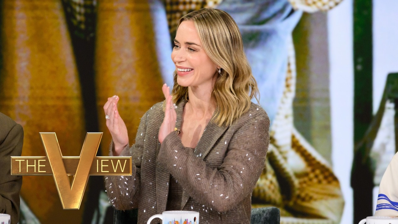 Emily Blunt Explores The Unknown In Steven Spielberg&rsquo;s Sci‑fi Thriller &lsquo;Disclosure Day&rsquo; | The View