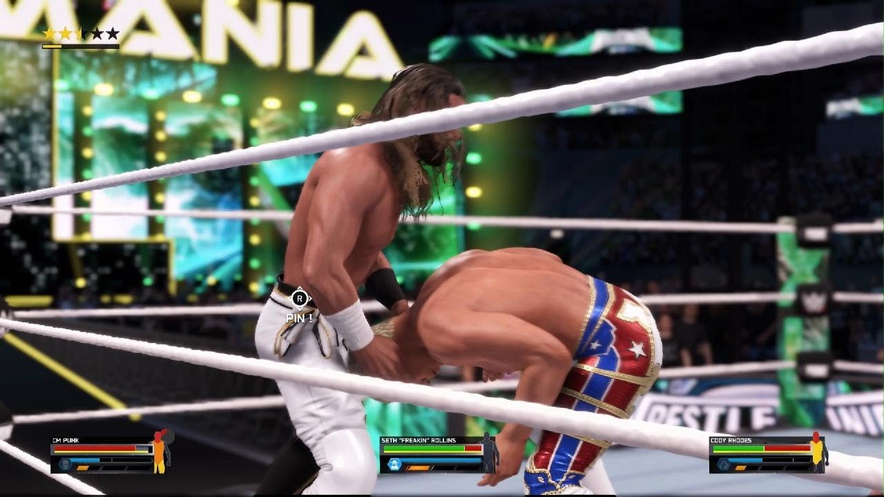 WWE 2K25 - Сет Роллинс против Коди Роудса против Си Эм Панка | Безумный матч на выбывание с участ...