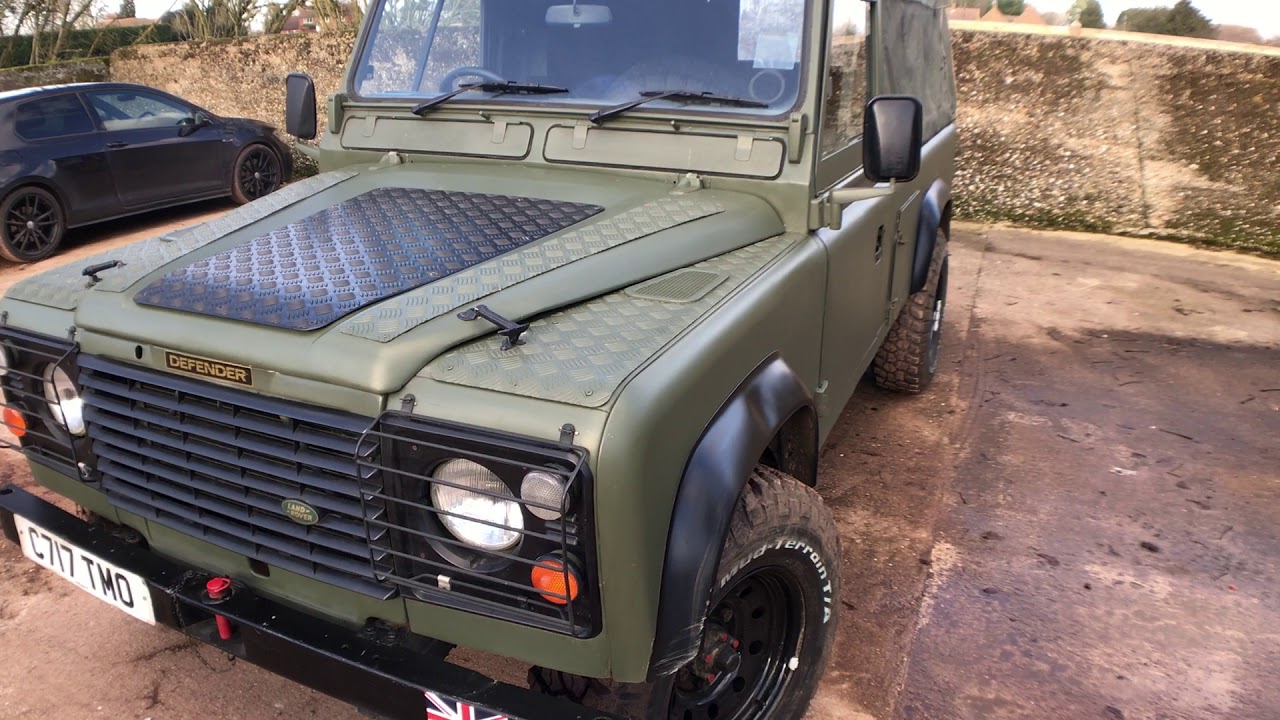 land rover 110 ex military soft top for sale walkaround