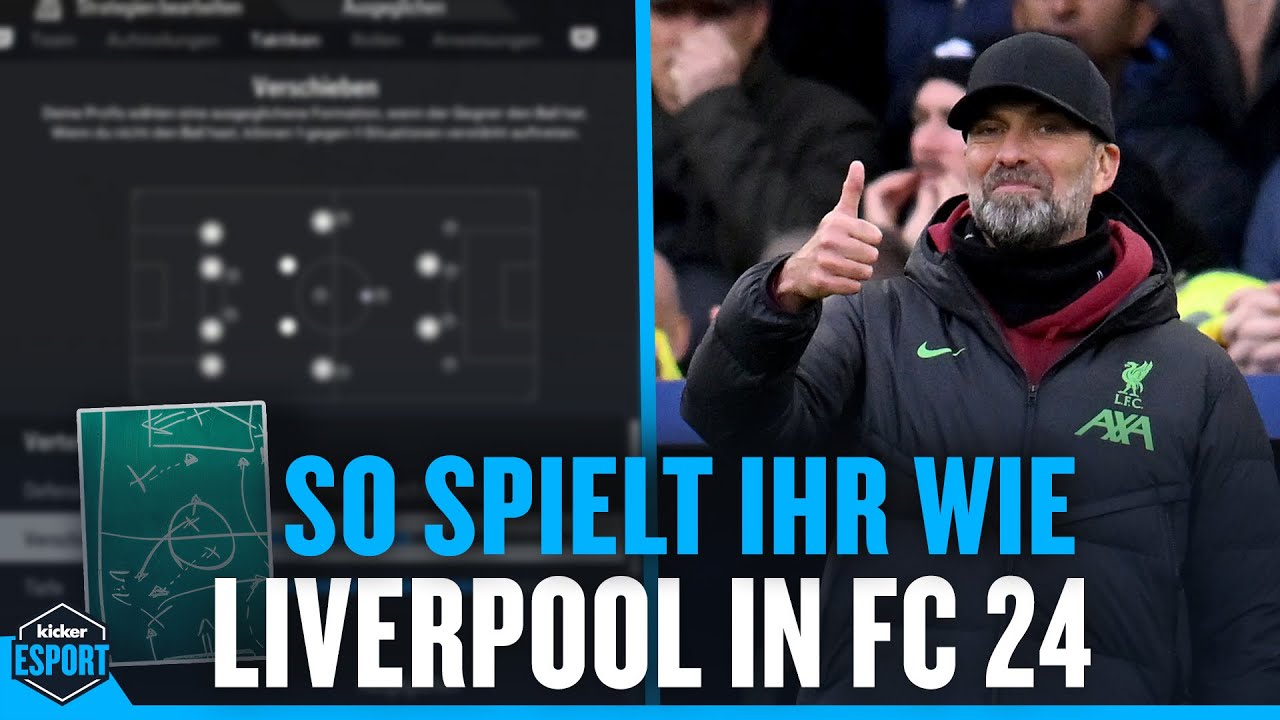 FC 24 Taktik aus dem echten Fußball: Jürgen Klopp und das Gegenpressing | kicker eSport